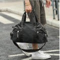 2019 Mens  Leather Canvas Small Travel Bag Custom Brand Handbag Messenger Shoulder Bag Men